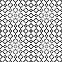 motif abstrait sans couture noir et blanc. arrière-plan et toile de fond. conception ornementale en niveaux de gris. vecteur