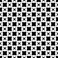 motif abstrait sans couture noir et blanc. arrière-plan et toile de fond. conception ornementale en niveaux de gris. vecteur