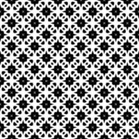 motif abstrait sans couture noir et blanc. arrière-plan et toile de fond. conception ornementale en niveaux de gris. vecteur