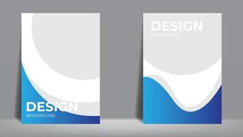 abstrait futuriste affiche ou couverture Contexte avec pente bleu et rose. vecteur illustration