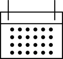 calendrier icône symbole vecteur image