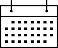 calendrier icône symbole vecteur image