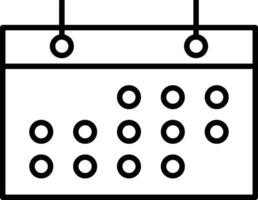 calendrier icône symbole vecteur image