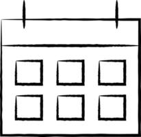 calendrier icône symbole vecteur image