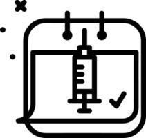 calendrier icône symbole vecteur image