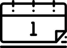 calendrier icône symbole vecteur image