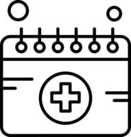 calendrier icône symbole vecteur image