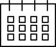 calendrier icône symbole vecteur image