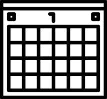 calendrier icône symbole vecteur image