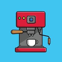 illustration de machine à café vecteur