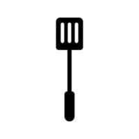L'icône de la spatule isolé en fond blanc vecteur