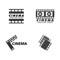 illustration de conception de vecteur de film cinéma cinéma