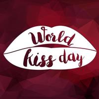 journée mondiale du baiser vecteur