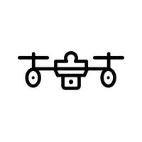 Icône de drone de vecteur