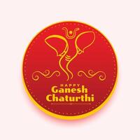 ganesh chaturthi vœux carte Créatif conception Contexte vecteur