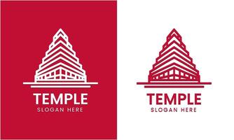 ai généré temple logo icône symbole église la tour religion bâtiment logo conception minimaliste moderne modèle vecteur