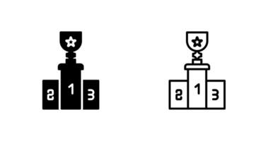 icône de vecteur de podium