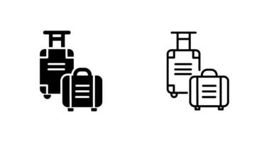 icône de vecteur de sac à bagages