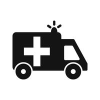 Icône d&#39;ambulance de vecteur