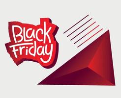 vendredi noir design vector illustration de vacances publicité 29 novembre vente abstraite