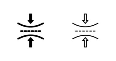 icône de vecteur d'élasticité