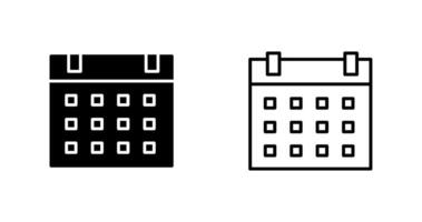 icône de vecteur de calendrier