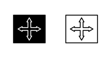 icône de vecteur de directions