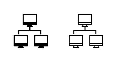 icône de vecteur intranet