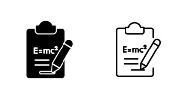 icône de vecteur de formule