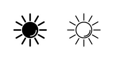 icône de vecteur de rayonnement uv