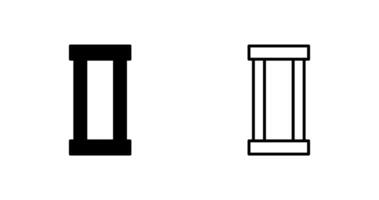 icône de vecteur de colonne