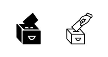 icône de vecteur de vote de casting