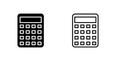 icône de vecteur de calculatrice