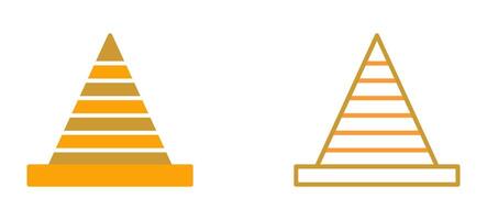 icône de vecteur de cône