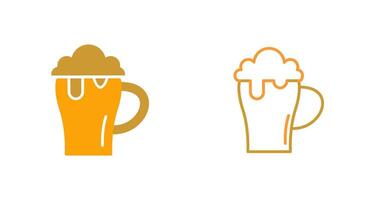 icône de vecteur de chope de bière