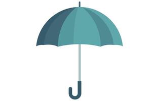 solide Couleur plat illustration de une parapluie, vecteur parapluie icône.