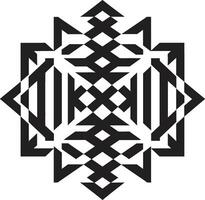 quantum matrice vecteur logo conception mettant en valeur abstrait noir géométrique formes éphémère géométrie lisse vecteur logo conception avec noir abstrait géométrique motifs