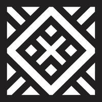 dimensionnel élégance lisse icône conception avec géométrique motifs dans noir abstrait lien noir géométrique logo vecteur avec abstrait formes