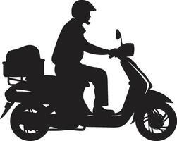 Express restaurants vecteur conception pour scooter nourriture livraison rapide croquer Messager scooter icône pour nourriture livraison