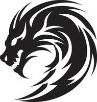 céleste Gardien badge vecteur conception pour kuei dragon protection est émissaire emblème kuei dragon vecteur logo dans Oriental majesté