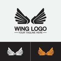 ailes logo vecteur icône symbole illustration modèle de conception