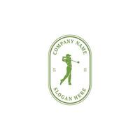 le golf club logo ancien style le golf timbre Icônes badge le golf logo conception pour tout objectif vecteur