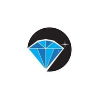 icône de diamant et illustration vectorielle de symbole vecteur