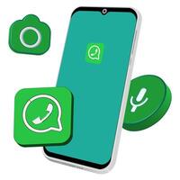 WhatsApp est le plus populaire Messagerie app dans le monde vecteur