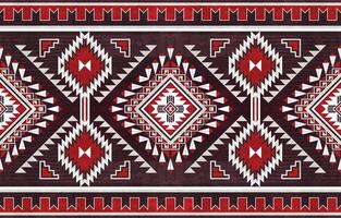 originaire de américain Indien ornement modèle géométrique ethnique textile texture tribal aztèque modèle navajo mexicain en tissu sans couture décoration mode vecteur