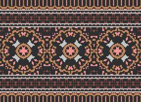 américain ethnique originaire de motif.traditionnel Navajo, aztèque, apache, sud-ouest et mexicain style en tissu pattern.abstract motifs conception des motifs pour tissu, vêtements, couverture, tapis, tissé, emballage, décoration vecteur