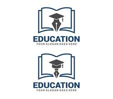 éducation logo modèle. vecteur