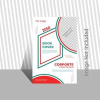 moderne livre couverture conception. entreprise livre couverture conception modèle dans a4 vecteur
