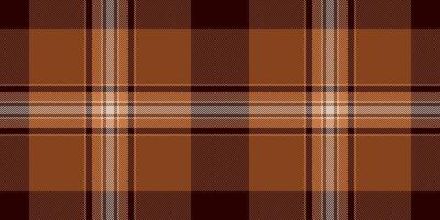 Stationnaire en tissu Contexte texture, dessin tartan textile transparent. Noël ornement plaid modèle vérifier dans Orange et foncé couleurs. vecteur