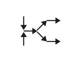 simplifier, modules icône. illustration. vecteur